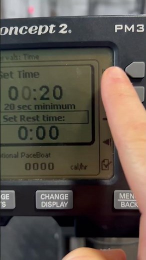 How To Set Your Concept 2 Rower for Intervals