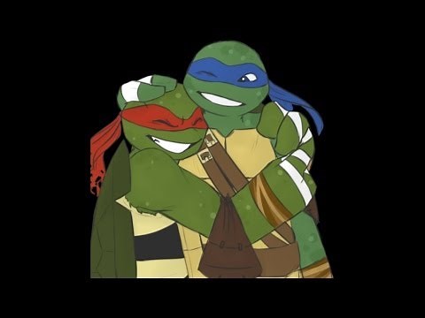 TMNT Leo and Raph - I Love You