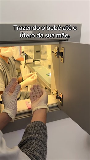 O momento que o embrião é colocado no útero da sua mamãe, a responsabilidade de segurar uma vida nas mãos. #fyp #fiv #ivf #gravidez #maternidade