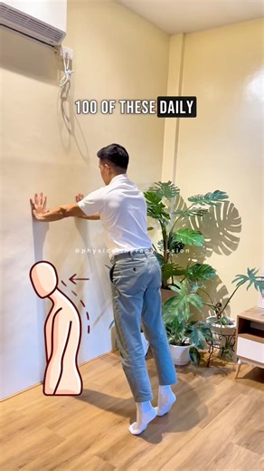 Poor posture can make you look shorter and heavier — but with this simple move, you can instantly stand taller, feel lighter, and move with confidence.✨ Try it now and see the difference in seconds! #fblifestyle #posturecorrection #physicaltherapy #fbreelsvideo | Physical Therapy Session
