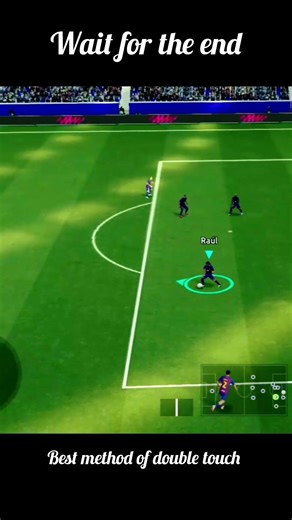 Best double touch method 💥 #efootball #pes #shorts