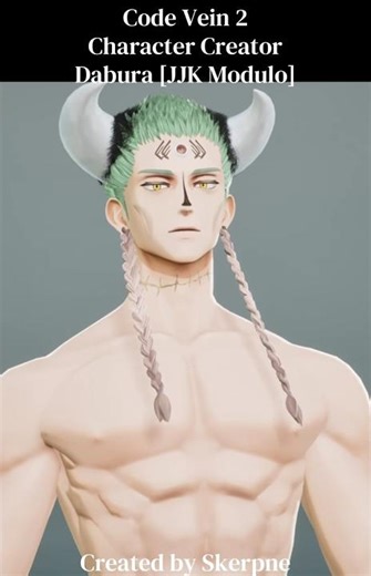 Code Vein 2 || Character Creation - Male || Dabura from Jujutsu Kaisen: Modulo
