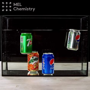 We've already got the cans figured out — it's time to check out the drinks themselves 😉 For step-by-step instructions of this experiment go here: https://mel.sc/sPy/ For cool and safe experiments to do at home, sign up for MEL Science here: https://mel.sc/sPz/ | MEL Science