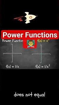 Power Functions - Introduction to Functions and Graphs 👨‍🏫