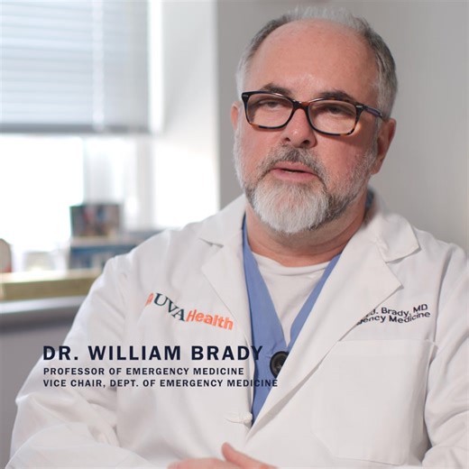 Dr. William Brady might save a life today. But he's also giving others the skills to save lives for years to come. | University of Virginia