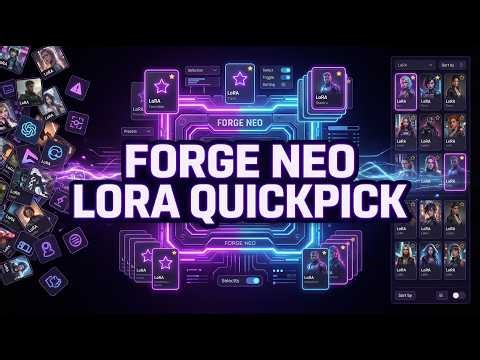 LORA QUICK PICK — УПРАВЛЕНИЕ ЛОРАМИ НА НОВОМ УРОВНЕ (FORGE / SD)