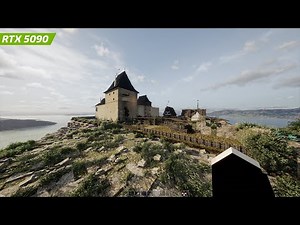 Medieval Castle Build in Conquest Reforged with RTX 5090 Exploration