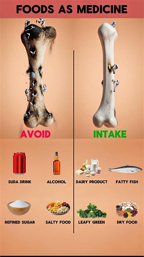 Bone-Damaging Foods vs Bone-Healthy Foods