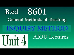 8601 unit 4 Inquiry Method, scientific method, types & approaches