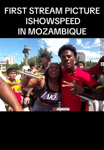 Ishowspeed’s First Stream Picture In Mozambique❤️ @IShowSpeed #ishowspeed #mozambique🇲🇿#viral#fyp#TFT