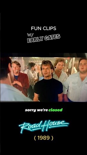 Road House: Dalton Roasts & Fists Fly! 🍻👊 #RoadHouse #PatrickSwayze #80sMovies #ActionMovies #80s