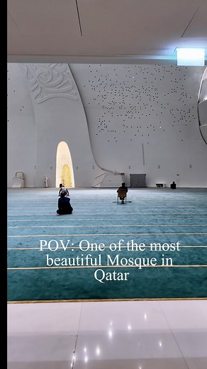 One of the most beautiful mosques in Qatar ✨🕌 #QatarMosque #DohaBeauty #IslamicArchitecture #VisitQatar #DohaVibes | Muhammad Ameer Hamzah
