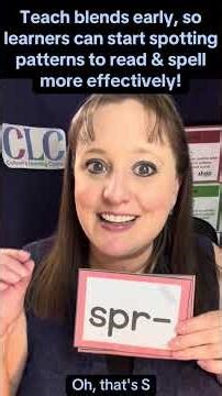 Teaching the blends is such an important skill that you need to read & spell effectively. #phonics
