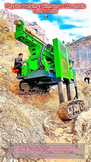 Physics Defying: Climbing a Mountain with a Drill! 🏔️