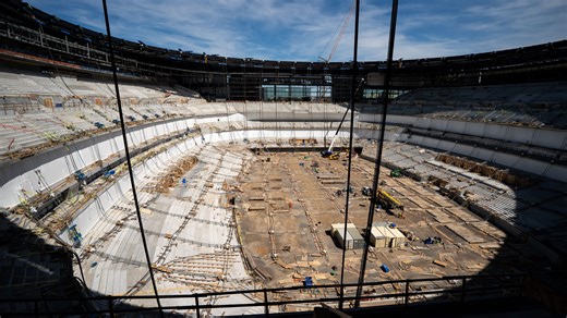 New Titans stadium construction at 75% completion. What to know about project