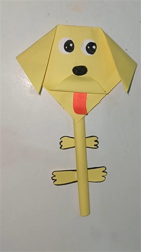 Diy- Fun Craft/ Creat your own Dog Craft/ #funcreativity #paperart #diy #shorts #ytshorts #creative