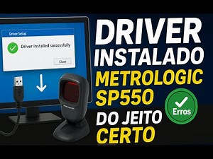 Instale o Driver do METROLOGIC SP5500 do Jeito Certo! (Tutorial Fácil)