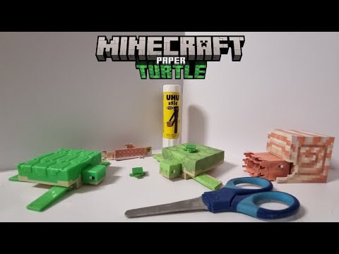 Minecraft paper turtle