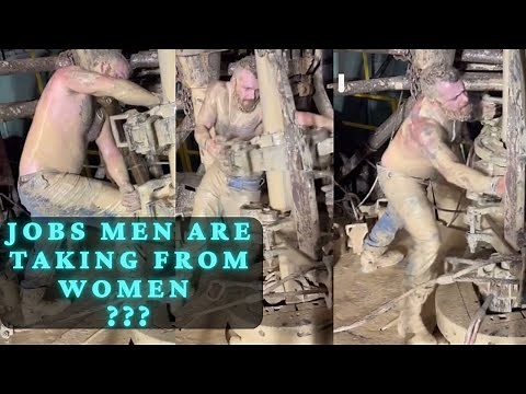 Oil Rig Workers | Roughnecks Tripping Pipe