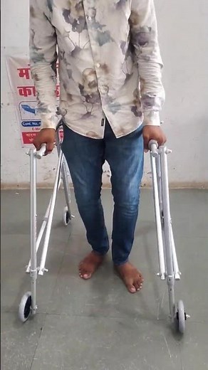 CP Reverse Walker for Adult | Height Adjustable 80CM to 100CM | Light Weight Aluminium | Foldable