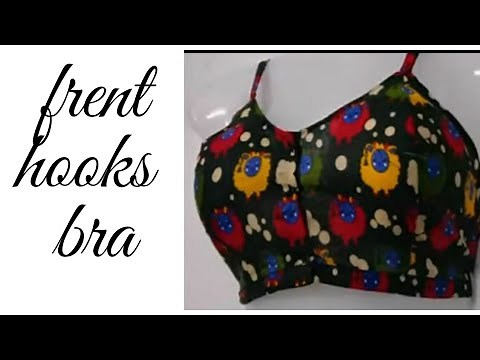 How to Make Front Hooks Bra||Very easy Method in Cut & Stitching||Front Open {Hook/Button} Bra||