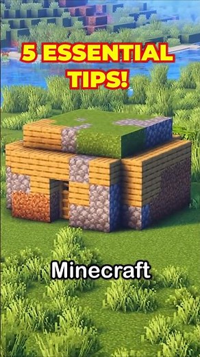 5 Minecraft Building Tips to IMPROVE your Base! 🏠 #minecraft