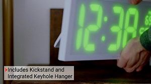 Watch 14.5" Multicolor LED Clock Features on Amazon Live