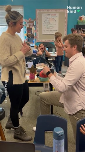 715K views · 10K reactions | These students understood the assignment! Their teacher’s proposal = A+!  #humankind | USA TODAY | Facebook