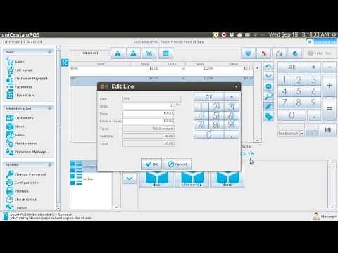 unicenta POS (5) total discount