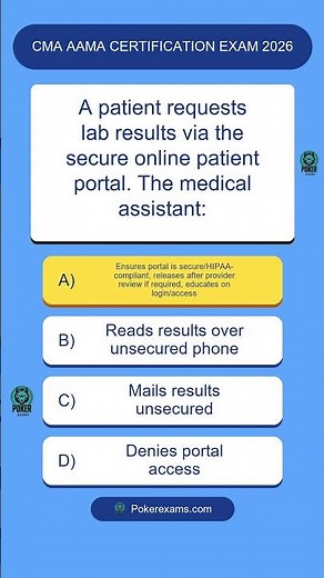 Cma aama certification exam 2026