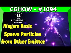 UE5.3 Niagara Basic | Spawn Particles from other Emitter | #12