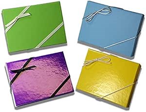 Spring Fling Pop Up Gift Card Box Holder 4-Pack with Ribbons