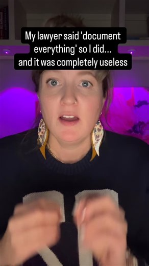 Erica | Finding Better Days 🫶 | My lawyer told me to “document everything.” So I did. Pages and pages of notes. Every late pickup. Every missed call. Every time he said... | Instagram