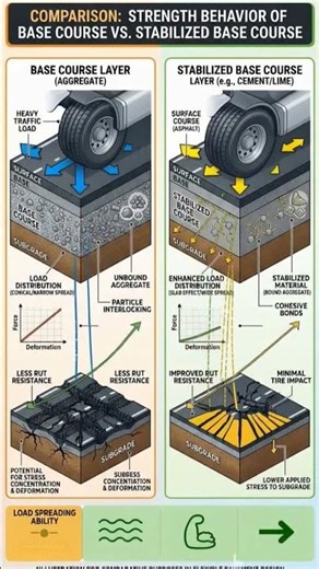 Strength behavior of base course layer