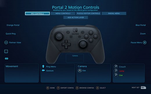 Steam增加了对Switch Pro控制器的支持