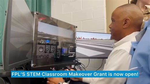 📣Florida teachers, transform your classroom with FPL's STEM Classroom Makeover Grant! Applications are now open for 10 grants designed to create innovative learning spaces that inspire the next generation of STEM leaders. Don’t miss this amazing opportunity to transform your classroom just like Choctawhatchee High School in Okaloosa County. Ready to power up your classroom? Visit http://spr.ly/6002AsqNE to apply by Nov. 7. 📚🔬🏫#FPLCares #PowerToEducate | Florida Power & Light