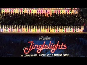 1990 Mr. Christmas JingleLights musical light string
