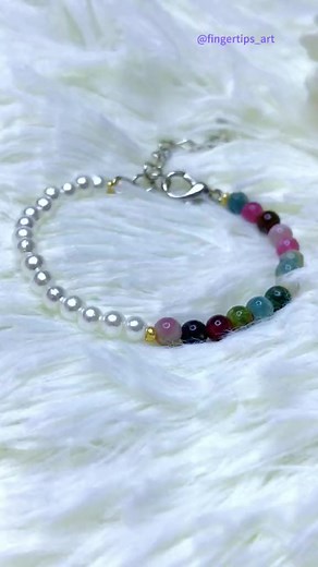 14K views · 401 reactions | How to make a bracelet❤#tutorial #handmadegifts #handmade #gift #handrope #easydiy #diybracelet #foryou #beadjewlery #bracelet | Fingertips_art | Facebook
