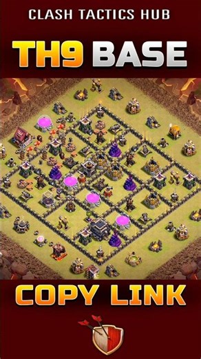 Th9 Anti 3-Star War Base Layout | #shorts