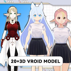 3D Vtuber Vroid Model | Convert 2D Into 3D Vtuber for Streaming | Ready to Use Character Model | Anime Style Character | 3D VRM Model - Etsy UK