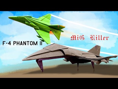 This plane is almost like a dream (Origami McDonnell F-4 Phantom tutorial)