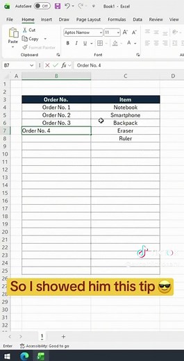 Auto-Generate Order Numbers in Excel: Quick Tutorial