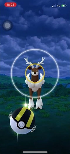 Pokemon GO - Catching Winter Sawsbuck