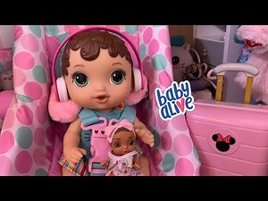 Packing Baby Alive Diaper bag and Suitcase for Vacation