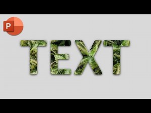 How To Create Image TEXT Fill Effect In PowerPoint | 2024 - Easy & Fast Tutorial