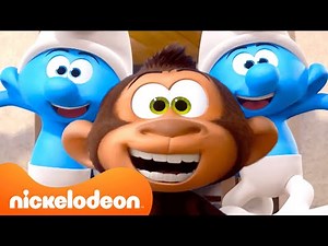 Papa Smurf Gets A Monkey Assistant?! 🐒 | The Smurfs | Nickelodeon UK