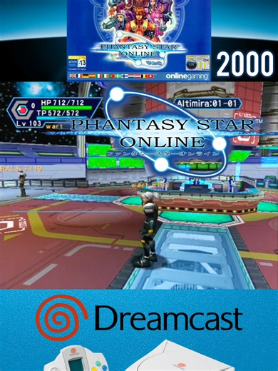 PHANTASY STAR ONLINE #retro #gamer #phantasy #sega #dreamcast