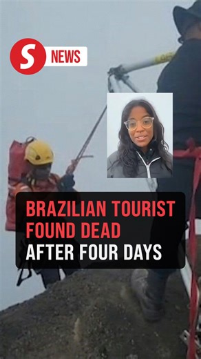 Rescuers attempting to retrieve dead Brazilian at Indonesia volcano