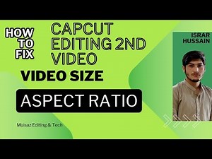 How to Resize Videos & Adjust Aspect Ratio in CapCut | Perfect for YouTube!