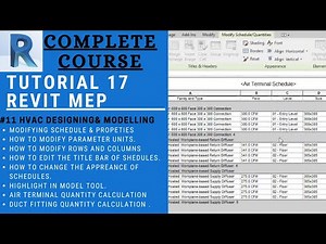 TUTORIAL 17 || HVAC DESIGNING & MODELLING #11 || REVIT MEP 2020